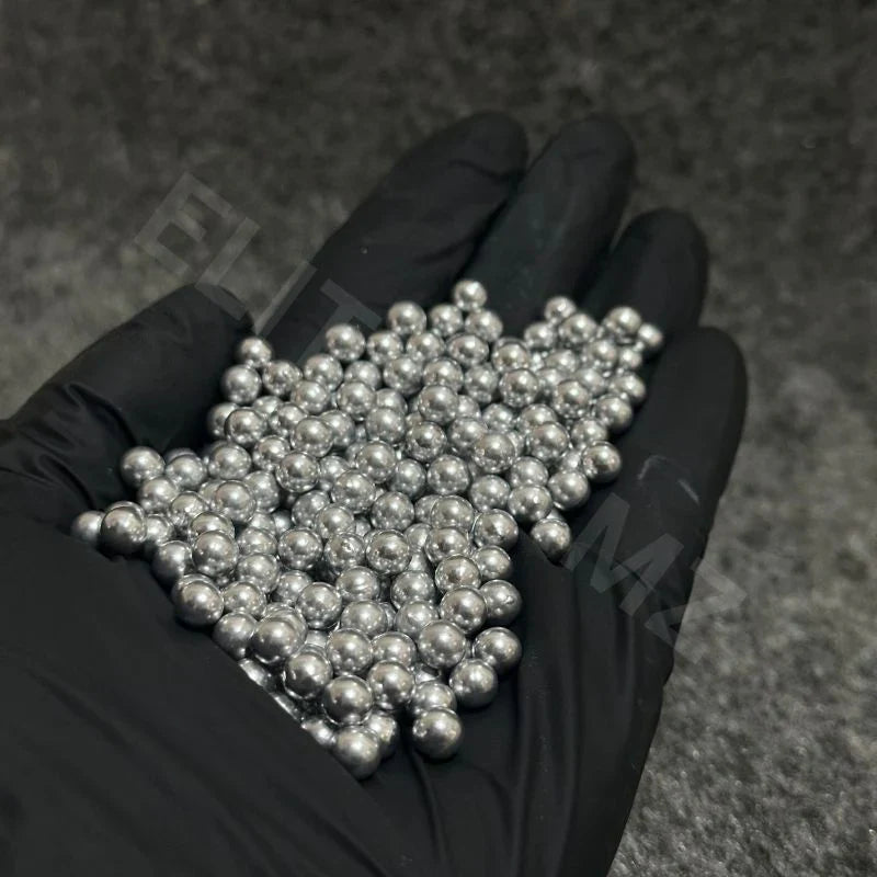 6mm Airsoft BB High-Hardness Glass Balls (Pack of 5) – Smooth, Safe & Durable
