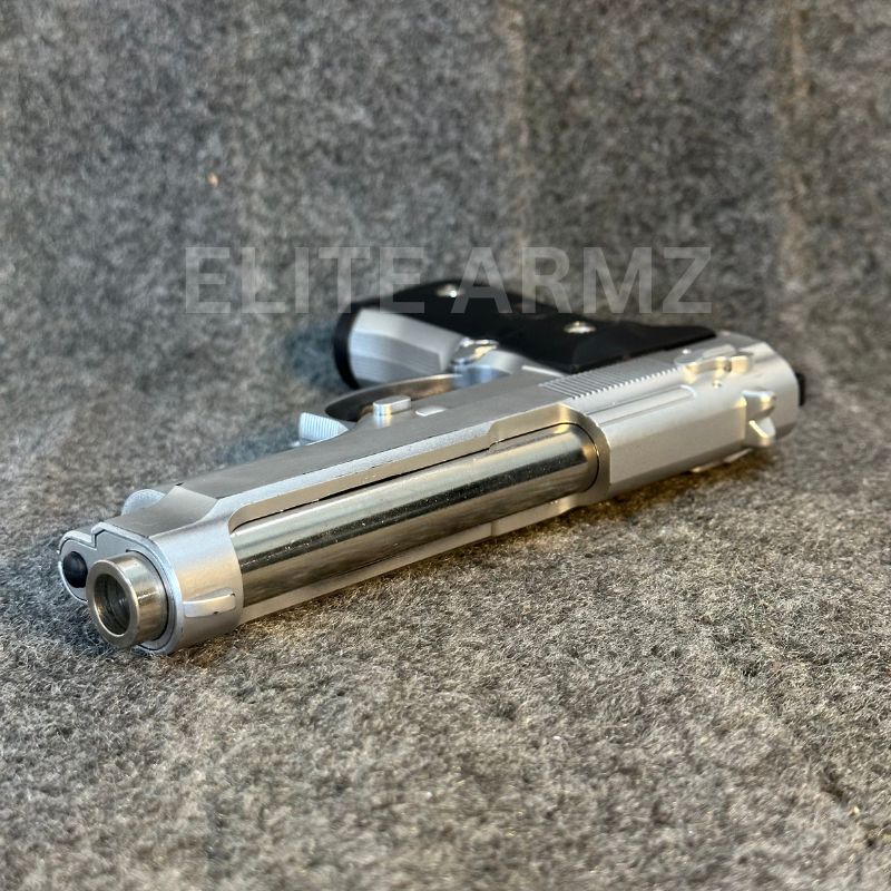 Silver M92 Beretta Airsoft Toy Gun Realistic Design Safe Fun For Play